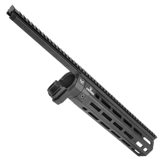 Ares Amoeba M-LOK CNC Aluminium Railed Handguard f. Striker Gewehrserie schwarz Bild 3