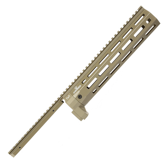 Ares Amoeba M-LOK CNC Aluminium Railed Handguard f. Striker Gewehrserie Dark Earth Bild 2