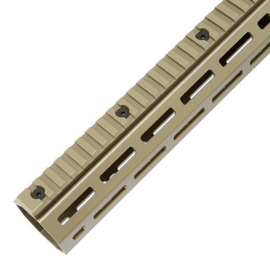 Ares Amoeba M-LOK CNC Aluminium Railed Handguard f. Striker Gewehrserie Dark Earth Bild 5