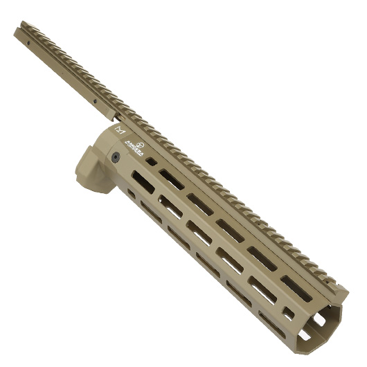 Ares Amoeba M-LOK CNC Aluminium Railed Handguard f. Striker Gewehrserie Dark Earth Bild 8