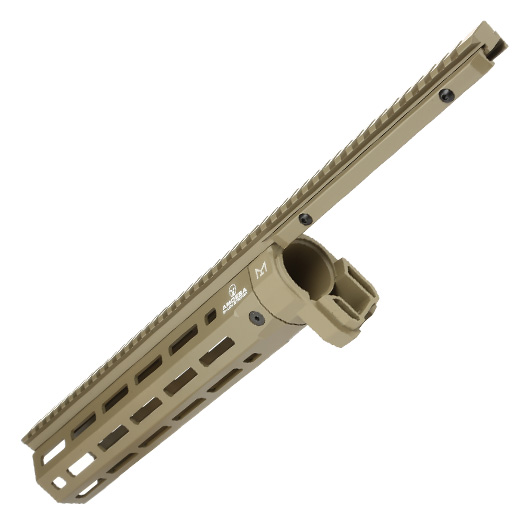 Ares Amoeba M-LOK CNC Aluminium Railed Handguard f. Striker Gewehrserie Dark Earth Bild 9