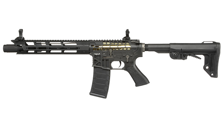 King Arms M4 TWS M-LOK V2 Carbine Elite Vollmetall S-AEG 6mm BB schwarz - Limited Edition Bild 1