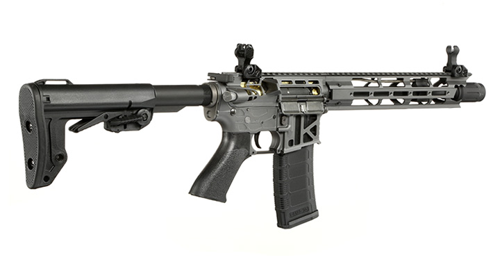 King Arms M4 TWS M-LOK V2 Carbine Elite Vollmetall S-AEG 6mm BB Gunmetal Grey - Limited Edition Bild 3