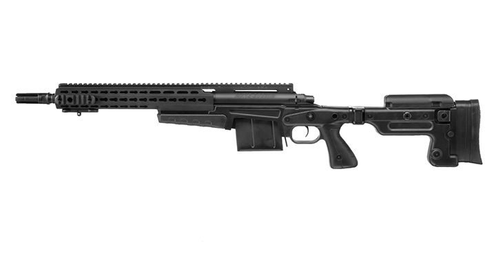 ASG / Archwick Accuracy Int. USMC MK13 Compact Bolt Action Snipergewehr Springer 6mm BB schwarz Bild 1