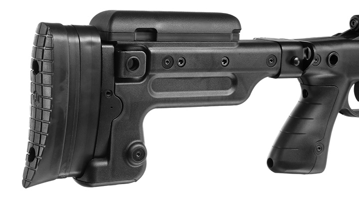 ASG / Archwick Accuracy Int. USMC MK13 Compact Bolt Action Snipergewehr Springer 6mm BB schwarz Bild 10