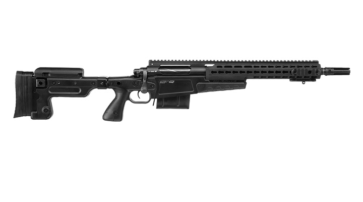 ASG / Archwick Accuracy Int. USMC MK13 Compact Bolt Action Snipergewehr Springer 6mm BB schwarz Bild 2