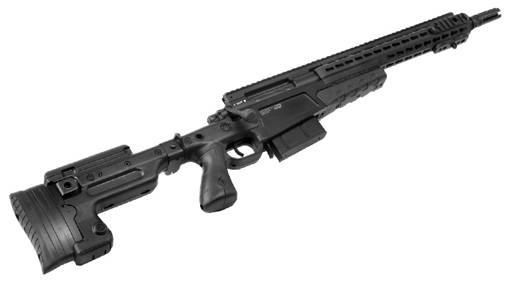 ASG / Archwick Accuracy Int. USMC MK13 Compact Bolt Action Snipergewehr Springer 6mm BB schwarz Bild 5