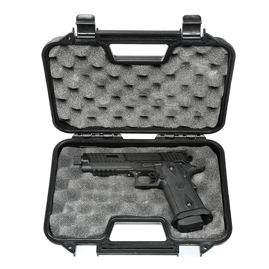 KLI Hi-Capa 5.1 Kiki Mora Airsoftpistole Vollmetall GBB 6mm BB Blackout Edition inkl. Koffer Bild 10
