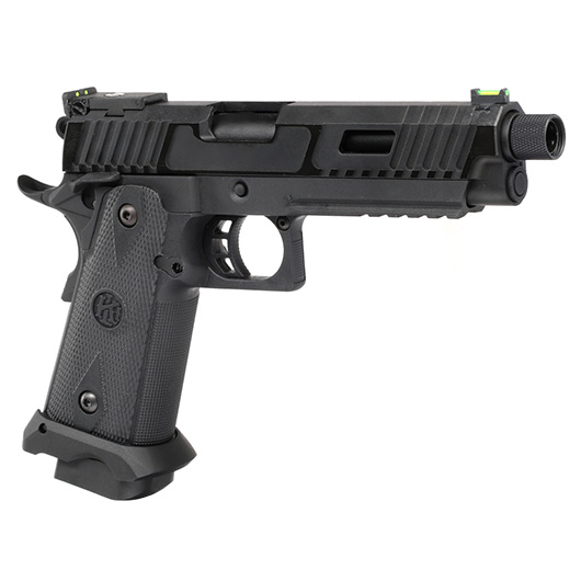 KLI Hi-Capa 5.1 Kiki Mora Airsoftpistole Vollmetall GBB 6mm BB Blackout Edition inkl. Koffer Bild 7
