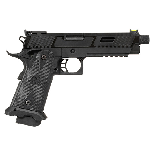 KLI Hi-Capa 5.1 Kiki Mora Vollmetall CO2BB 6mm BB Blackout Edition Bild 3