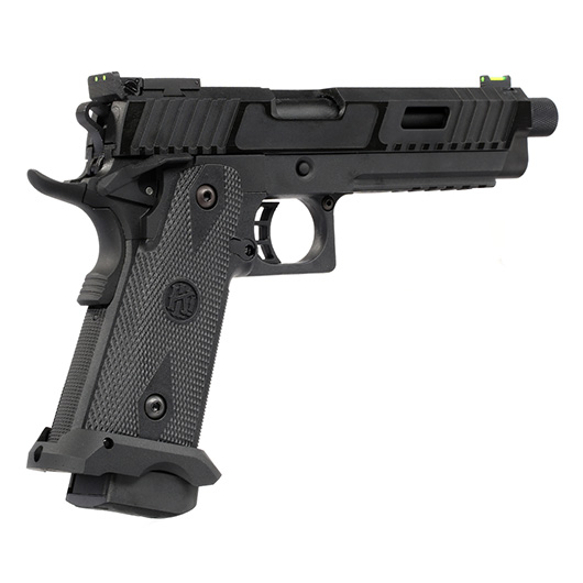 KLI Hi-Capa 5.1 Kiki Mora Vollmetall CO2BB 6mm BB Blackout Edition Bild 4