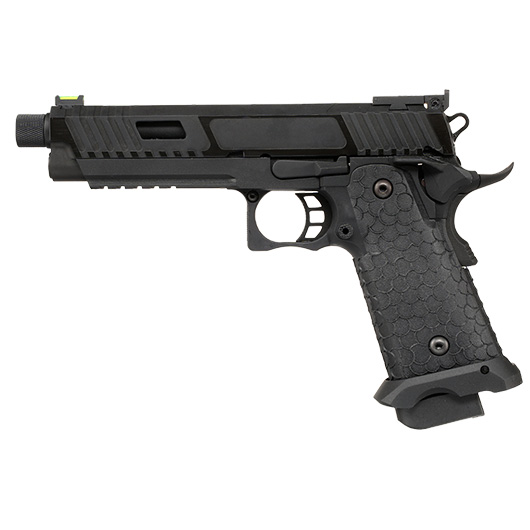 KLI Hi-Capa 5.1 Baba Yaga Airsoftpistole Vollmetall CO2BB 6mm BB Blackout Edition Bild 1