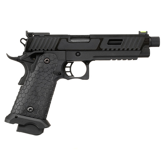 KLI Hi-Capa 5.1 Baba Yaga Airsoftpistole Vollmetall CO2BB 6mm BB Blackout Edition Bild 3