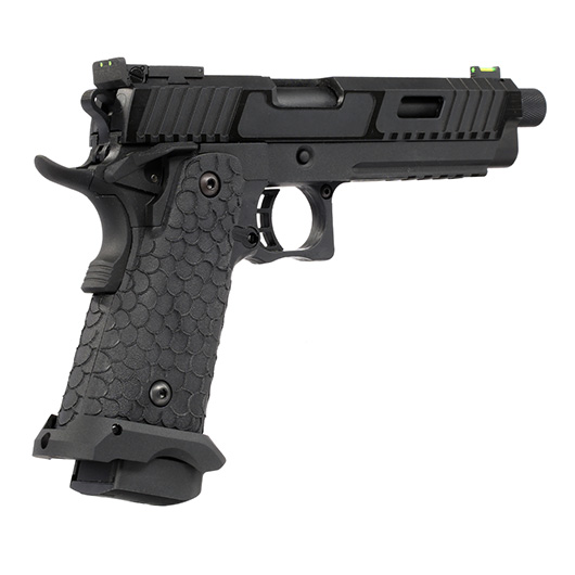 KLI Hi-Capa 5.1 Baba Yaga Airsoftpistole Vollmetall CO2BB 6mm BB Blackout Edition Bild 4