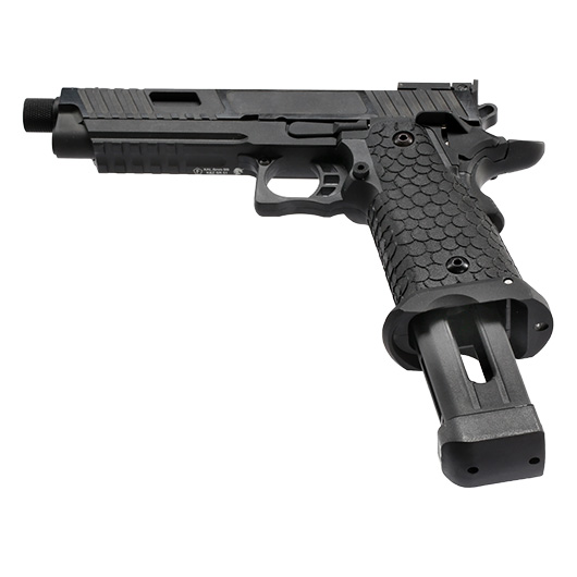 KLI Hi-Capa 5.1 Baba Yaga Airsoftpistole Vollmetall CO2BB 6mm BB Blackout Edition Bild 5