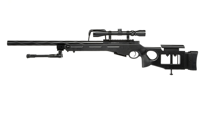 Well MB4420D SV-98 Snipergewehr inkl. Zweibein / Zielfernrohr Springer 6mm BB schwarz Bild 1