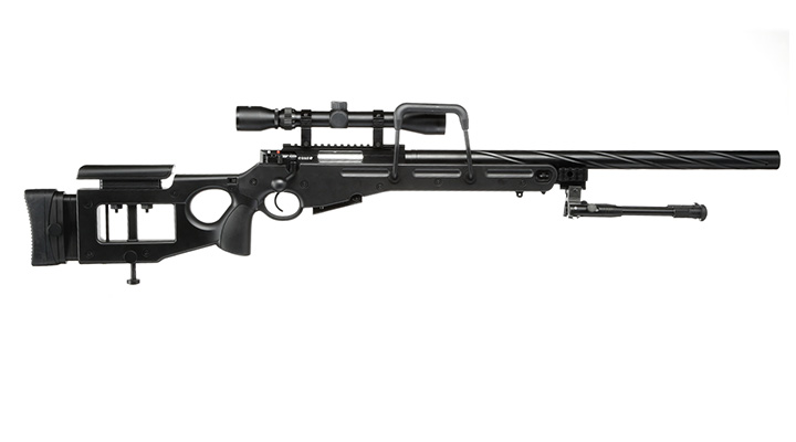 Well MB4420D SV-98 Snipergewehr inkl. Zweibein / Zielfernrohr Springer 6mm BB schwarz Bild 2