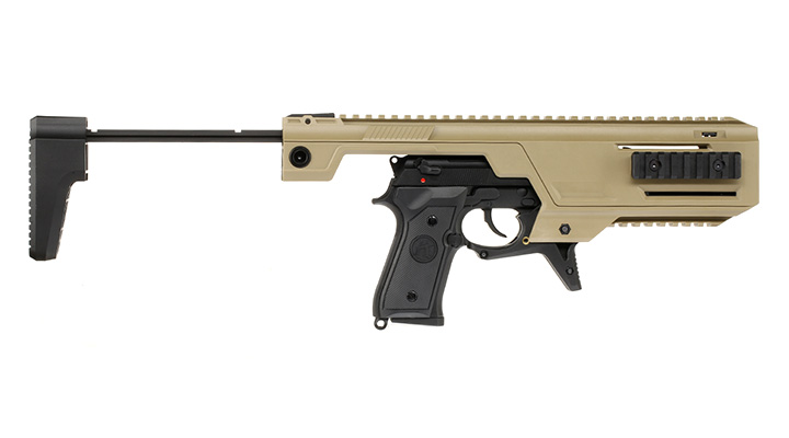 SRC SR92 / M92 SMG Carbine Conversion Kit Desert Tan Bild 2