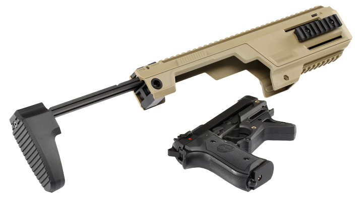 SRC SR92 / M92 SMG Carbine Conversion Kit Desert Tan Bild 5