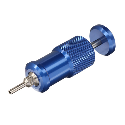 SRC Stahl Pin Opener / Pin Extractor f. Mini-Tam & Tam Stecker / Buchsen blau