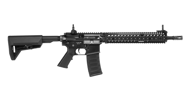 EMG Colt / Daniel Defense M4A1 RIS II Vollmetall S-AEG 6mm BB schwarz Bild 2