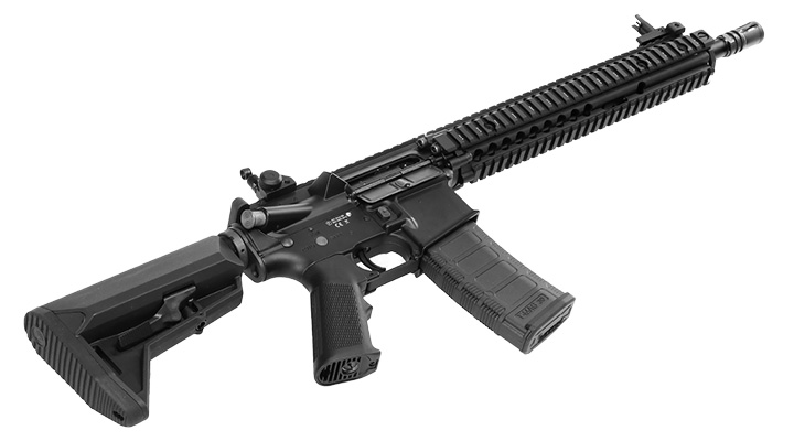 EMG Colt / Daniel Defense M4A1 RIS II Vollmetall S-AEG 6mm BB schwarz Bild 4