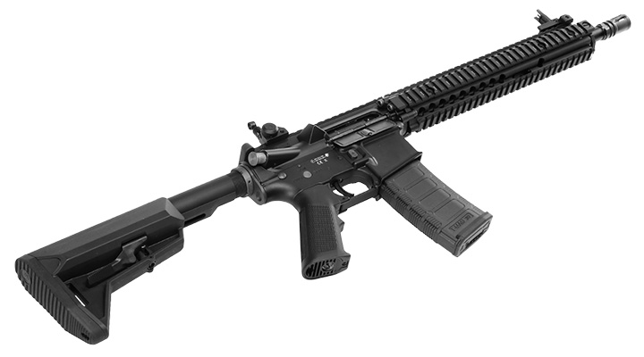 EMG Colt / Daniel Defense M4A1 RIS II Vollmetall S-AEG 6mm BB schwarz Bild 5