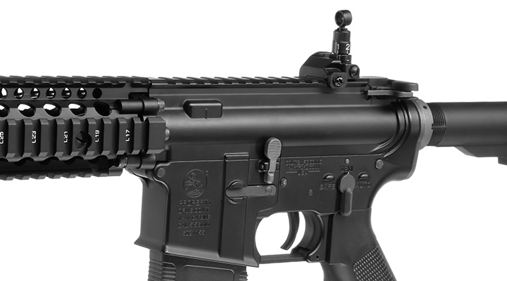 EMG Colt / Daniel Defense M4A1 RIS II Vollmetall S-AEG 6mm BB schwarz Bild 7