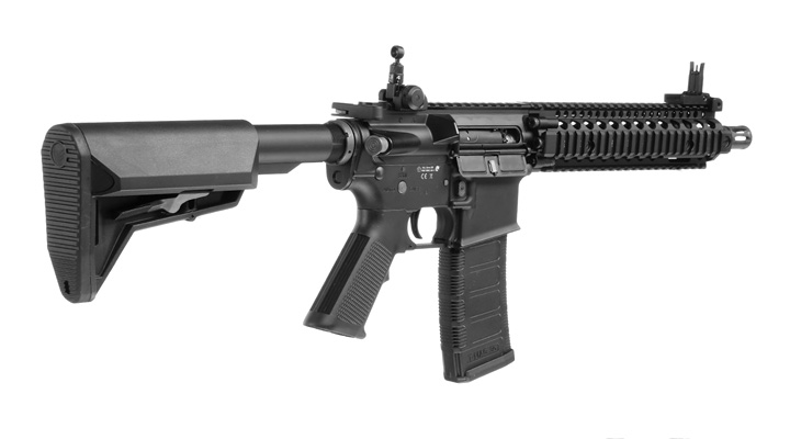 EMG Colt / Daniel Defense MK18 MOD1 Vollmetall S-AEG 6mm BB schwarz Bild 3