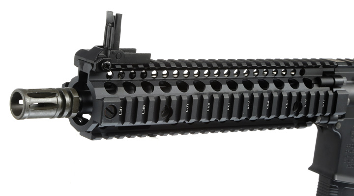 EMG Colt / Daniel Defense MK18 MOD1 Vollmetall S-AEG 6mm BB schwarz Bild 6