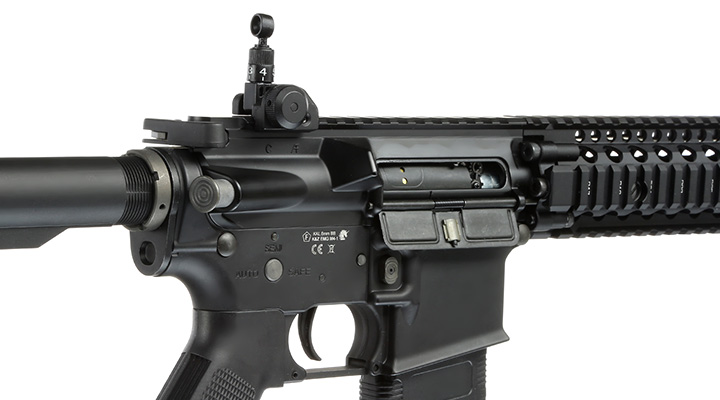 EMG Colt / Daniel Defense MK18 MOD1 Vollmetall S-AEG 6mm BB schwarz Bild 8