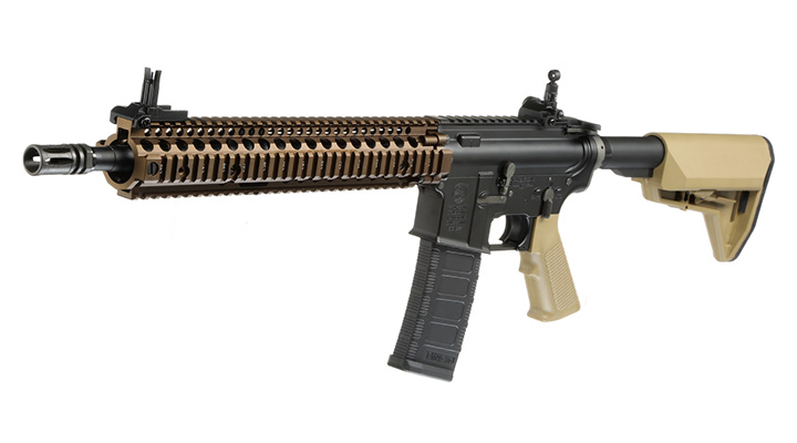 EMG Colt / Daniel Defense M4A1 RIS II Vollmetall S-AEG 6mm BB Dualtone