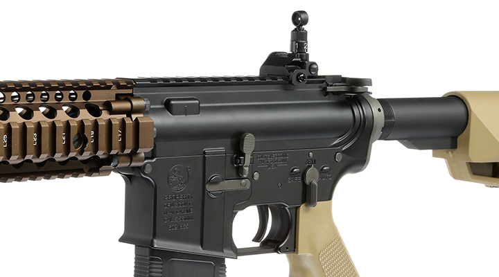 EMG Colt / Daniel Defense M4A1 RIS II Vollmetall S-AEG 6mm BB Dualtone Bild 7