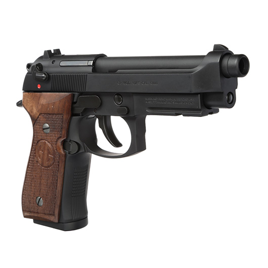 G&G GPM92 GP2 Vollmetall GBB 6mm BB schwarz inkl. Pistolenkoffer - Walnussholz Limited Edition Bild 8