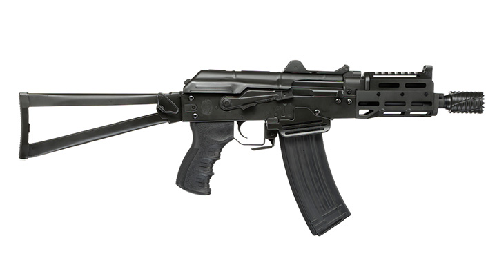 APS AKS-74U Ghost Patrol Compact Vollmetall BlowBack S-AEG 6mm BB schwarz Bild 2