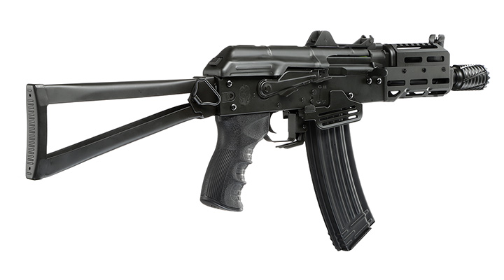 APS AKS-74U Ghost Patrol Compact Vollmetall BlowBack S-AEG 6mm BB schwarz Bild 3