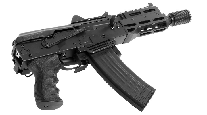 APS AKS-74U Ghost Patrol Compact Vollmetall BlowBack S-AEG 6mm BB schwarz Bild 4