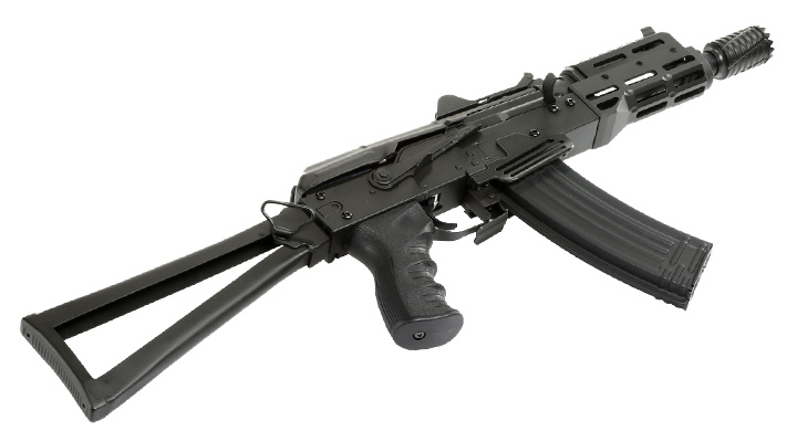 APS AKS-74U Ghost Patrol Compact Vollmetall BlowBack S-AEG 6mm BB schwarz Bild 5