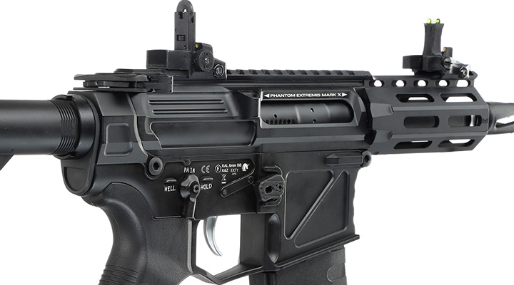 APS Phantom Extremis Rifle MK10 eSilver Edge SDU-MosFet 2.0 Vollmetall S-AEG 6mm BB schwarz Bild 8