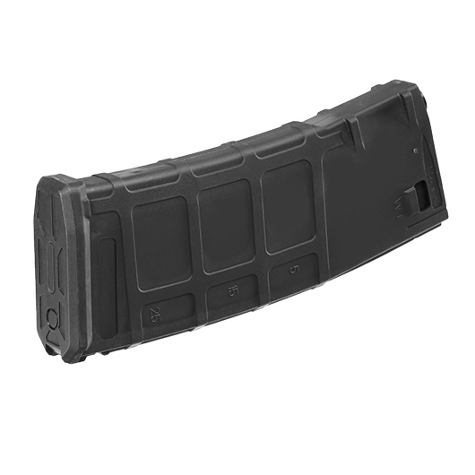 DBoys M4 / M16 Poly-Mag Polymer-Magazin Flash-Mag Hi-Cap 300 Schuss schwarz - inkl. Staubschutzkappe Bild 1