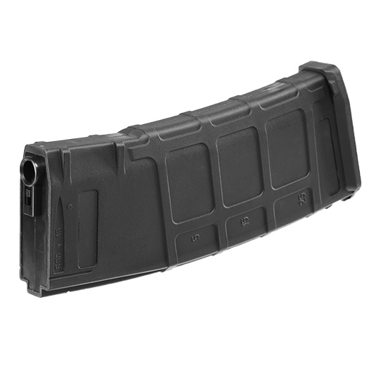 DBoys M4 / M16 Poly-Mag Polymer-Magazin Mid-Cap 130 Schuss schwarz - inkl. Staubschutzkappe