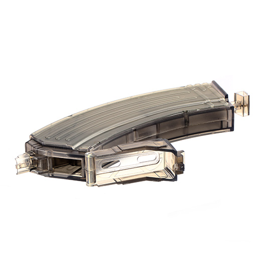 WoSport AK-Magazin Style Speedloader fr 500 BBs rauch-transparent Bild 7