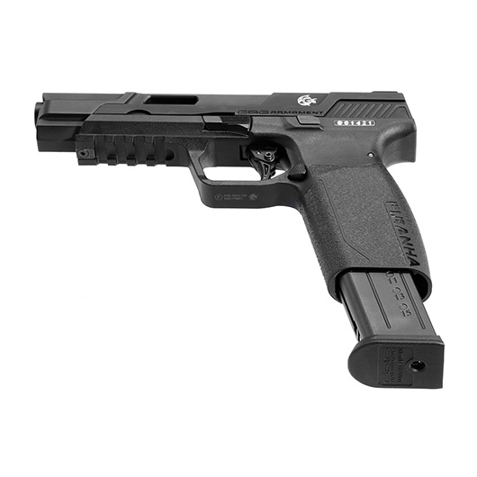 G&G Piranha MK 1 mit Metallschlitten GBB 6mm BB schwarz inkl. Pistolenkoffer Bild 5