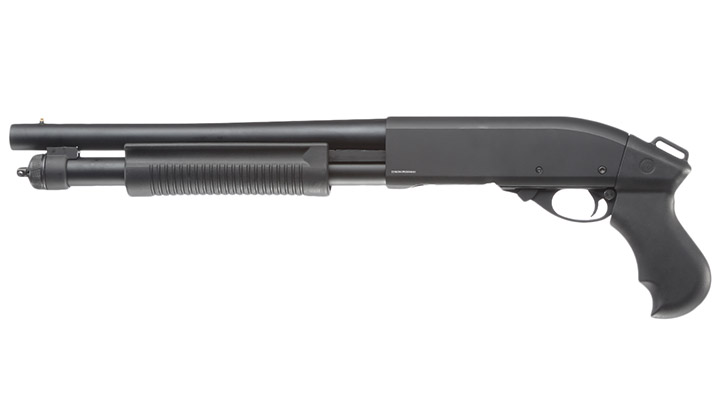 Golden Eagle M8881 Vollmetall Pump Action Gas Shotgun 6mm BB schwarz Bild 1