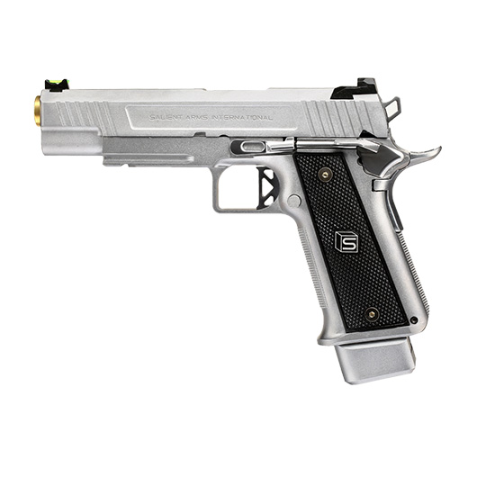 EMG / Salient Arms Int. DS 2011 Hi-Capa 5.1 Vollmetall GBB 6mm BB silber Bild 1