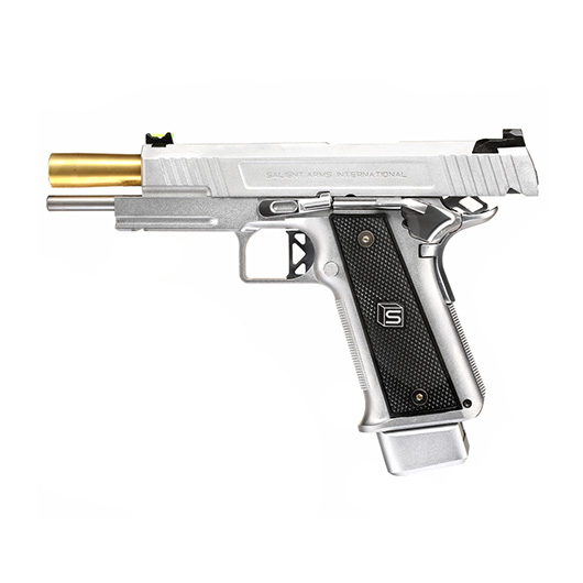EMG / Salient Arms Int. DS 2011 Hi-Capa 5.1 Vollmetall GBB 6mm BB silber Bild 2