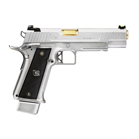 EMG / Salient Arms Int. DS 2011 Hi-Capa 5.1 Vollmetall GBB 6mm BB silber Bild 3