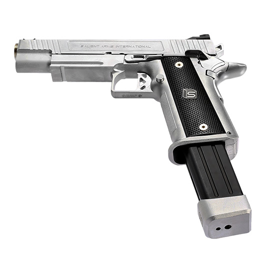 EMG / Salient Arms Int. DS 2011 Hi-Capa 5.1 Vollmetall GBB 6mm BB silber Bild 5