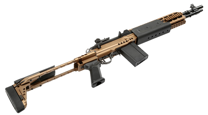 G&G M14 EBR-S ETU-Mosfet Vollmetall S-AEG 6mm BB bronze Bild 5