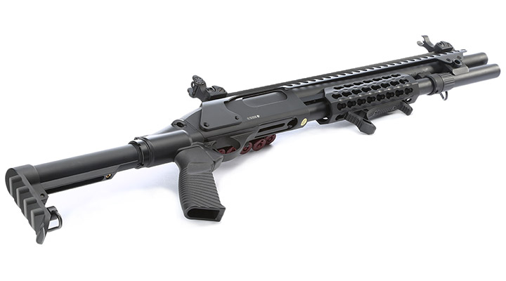 Versandrcklufer Golden Eagle M8875 Vollmetall Pump Action Gas Shotgun 6mm BB Bild 4